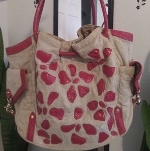 Sigrid olsen handbag pink leather